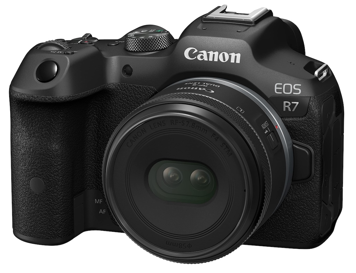 Canon developing New RF-S7.8mm f/4 STM dual lens for EOS R7 camera for ...